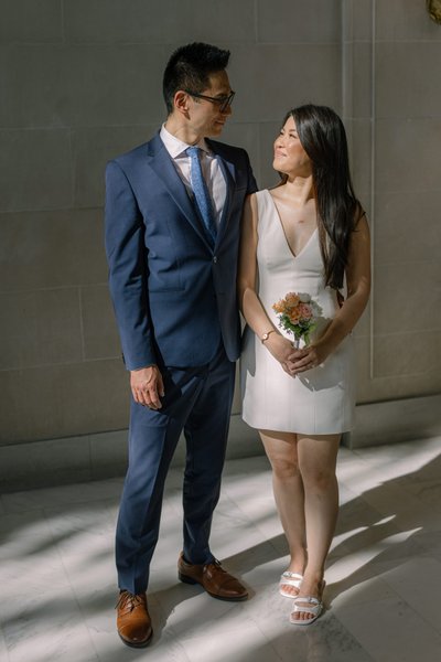 SF City Hall Engagement Photo