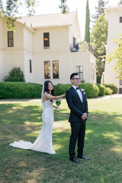 Park Winters Wedding First Look