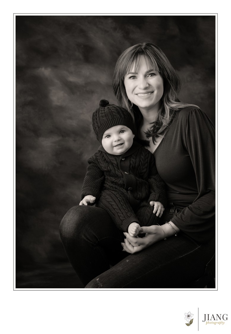 black and white portrait photography studio