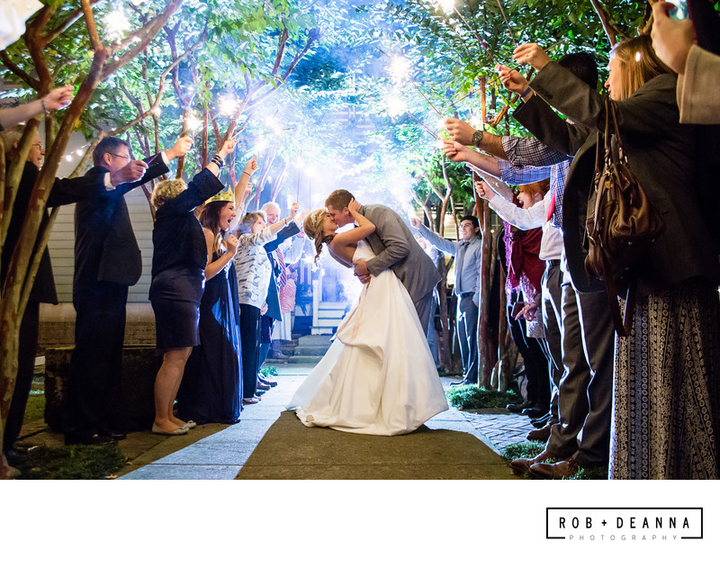 Wedding Photographers Memphis Sparkler Exit The Best Wedding Photographers Memphis Sparkler Exit