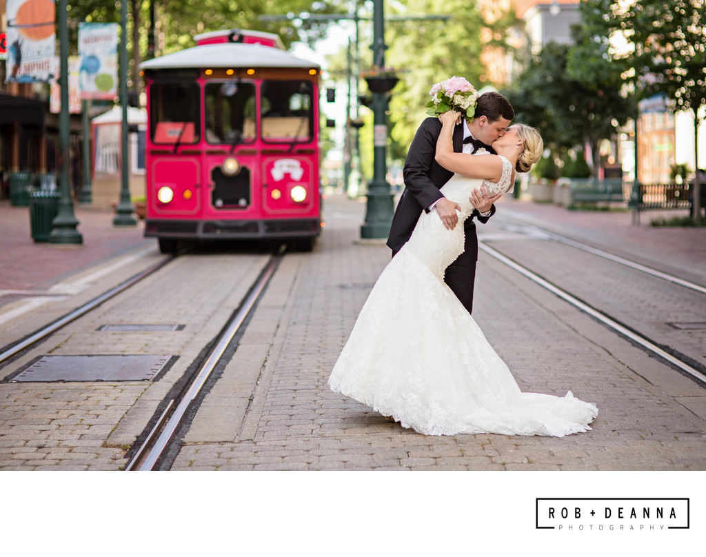 Downtown Memphis Wedding Photographers 