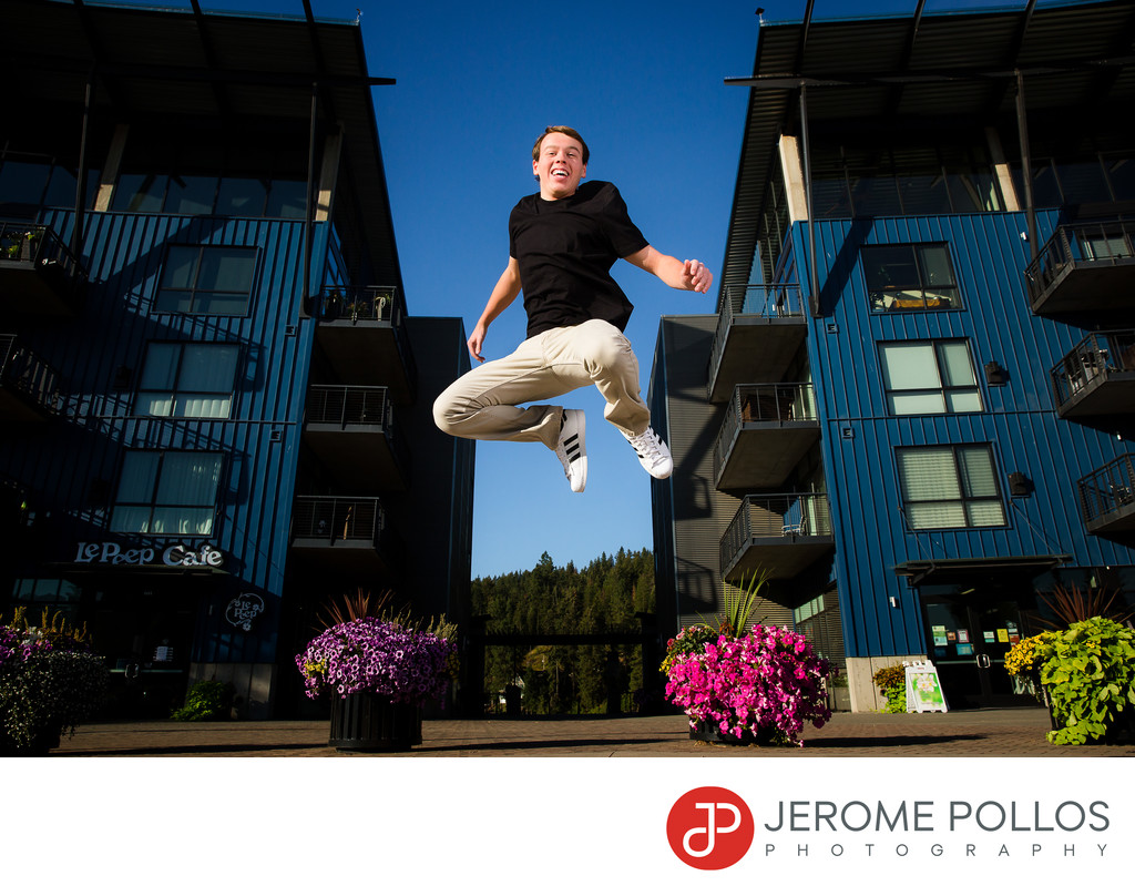 Jumping Senior Portrait
