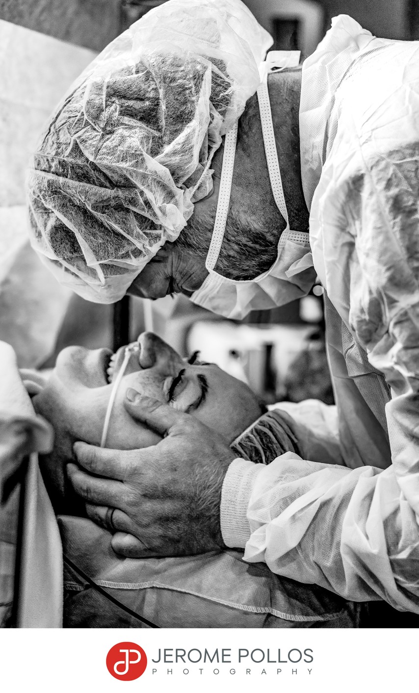 C-Section Happy Parents Coeur d'Alene Operating Room