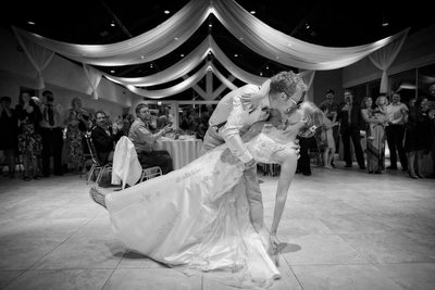 Bride Groom Hagadone Event Center Wedding Dance Dip
