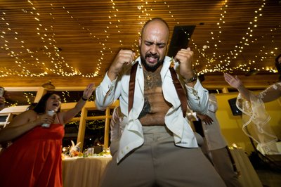 Coeur d'Alene casino wedding reception dancing hard