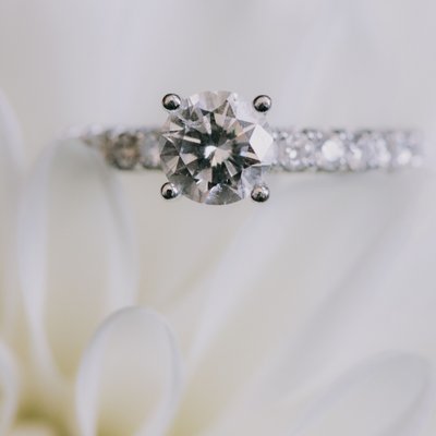 diamond engagement ring art photography
