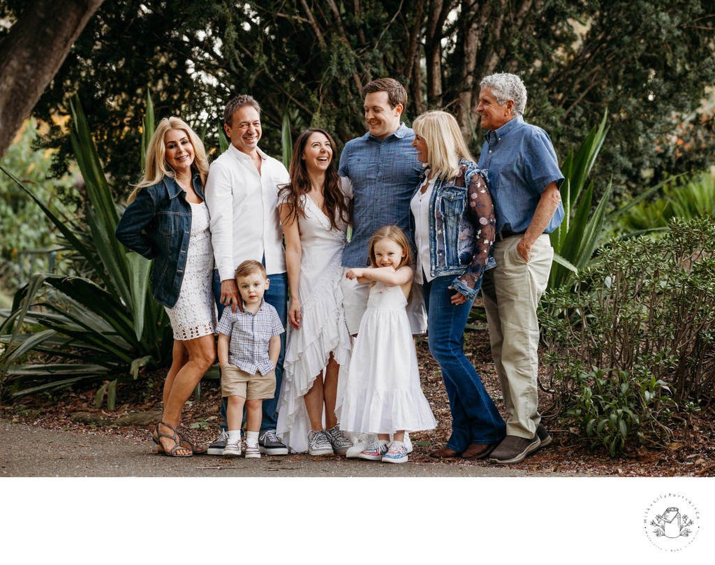 Family Session Outdoors in the Garden