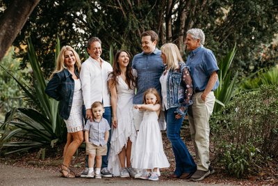 Family Session Outdoors in the Garden