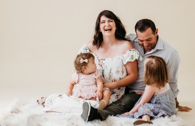 Giggling family session