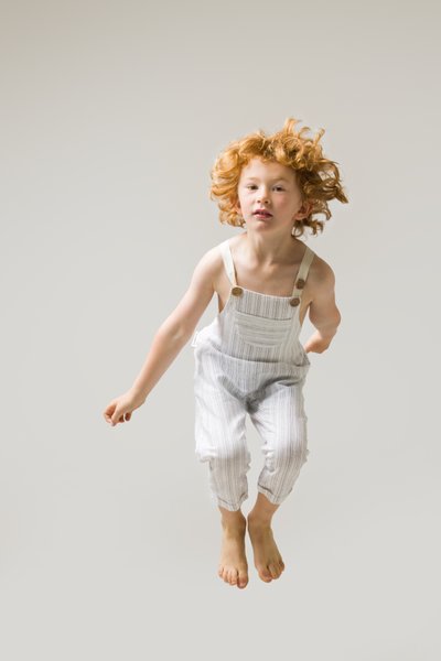 Boy Jumping Studio Photography