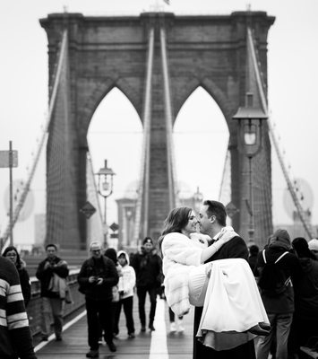 brooklyn bridge wedding pics