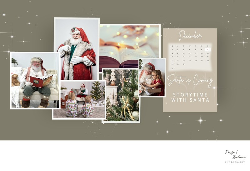 Christmas 2024 Scheduler Header - Storytime with Santa Web Banner