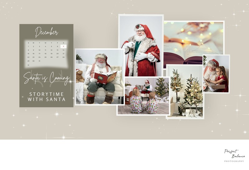 Christmas 2024 Scheduler Header - Storytime with Santa Web Banner