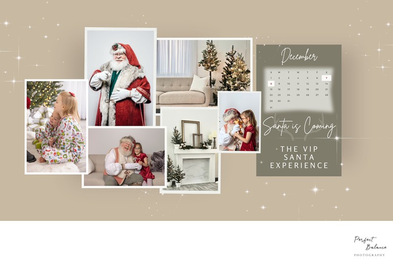 Christmas 2024 Scheduler Header - VIP Santa Experience Web Banner