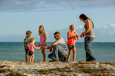 Key West Family Portraits Beach Sunset