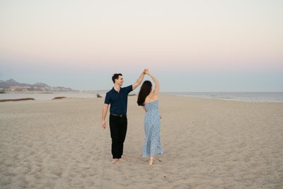 engagement photos on the beach MiCri81