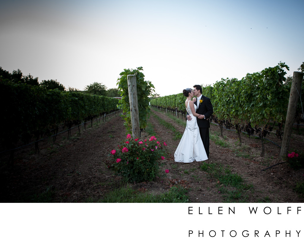 Baiting Hollow Long Island vineyard wedding photography