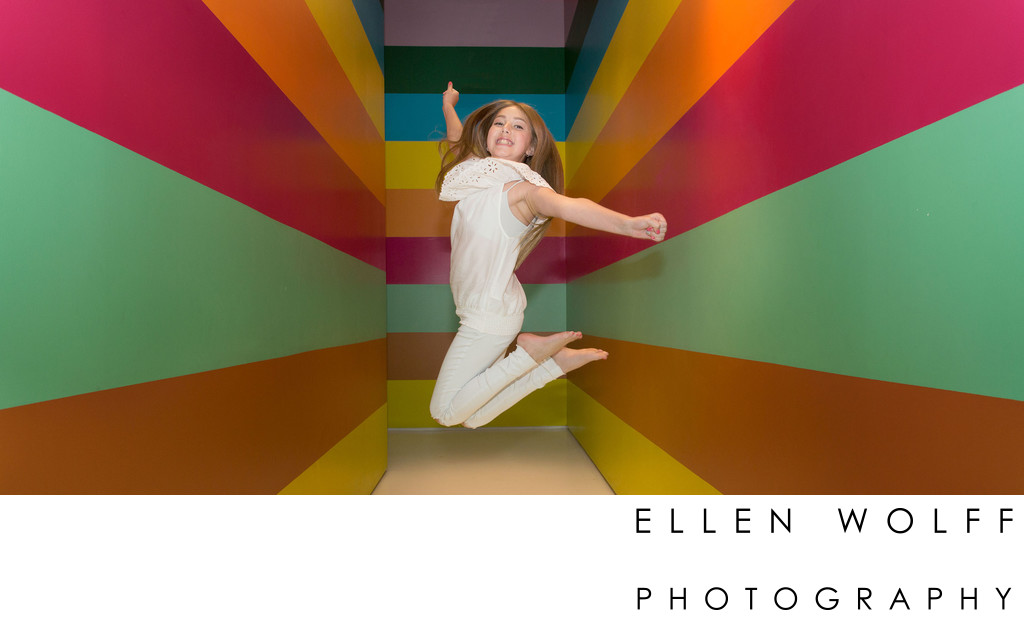 fun photo at the color factory