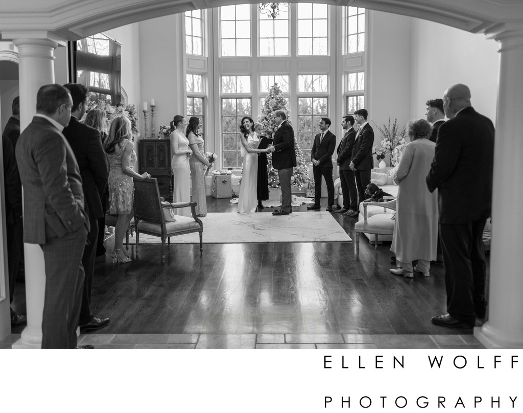 winter wedding New Jersey wedding photographer 