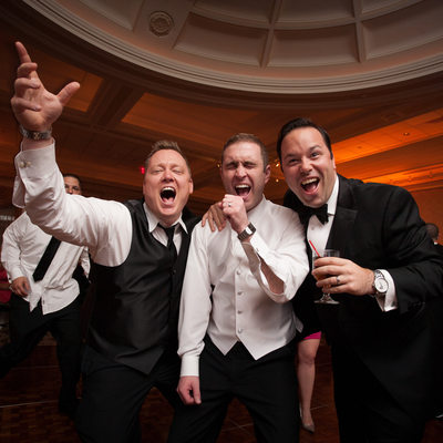 candid photo from a Muttontown Country Club Wedding