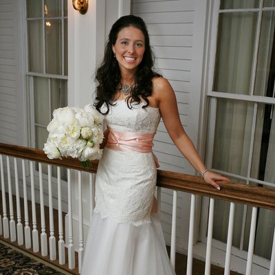 picture of the bride at Equinox Resort Vermont
