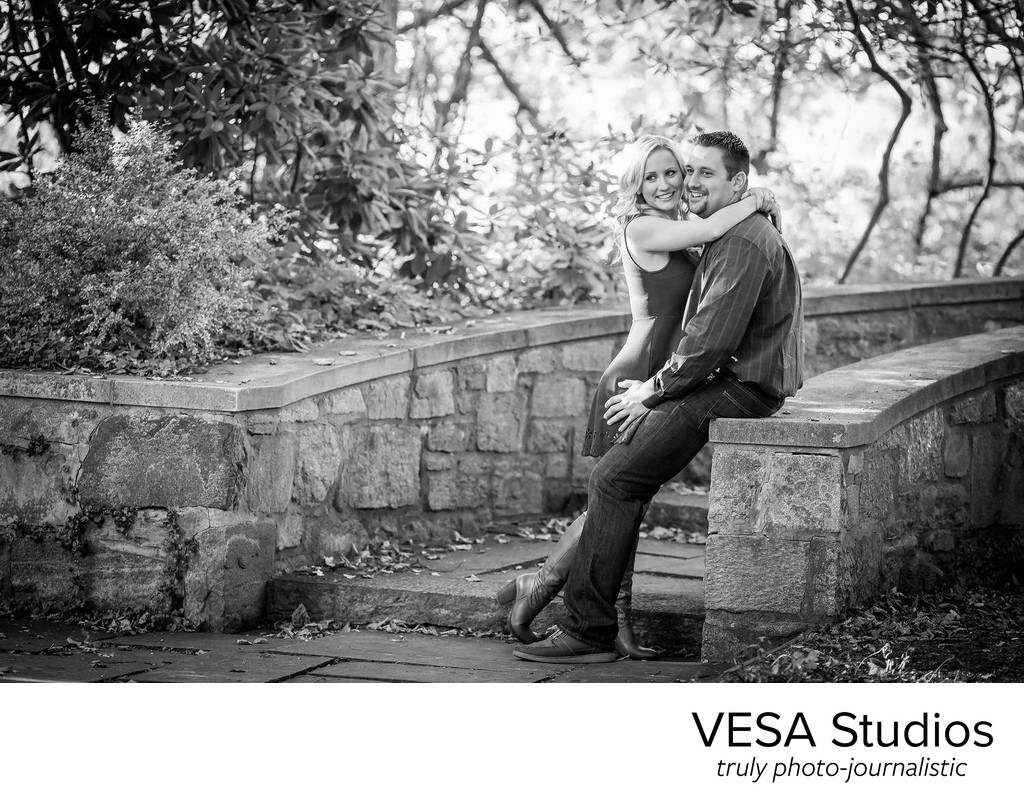 Engagement photography at Skylands Manor