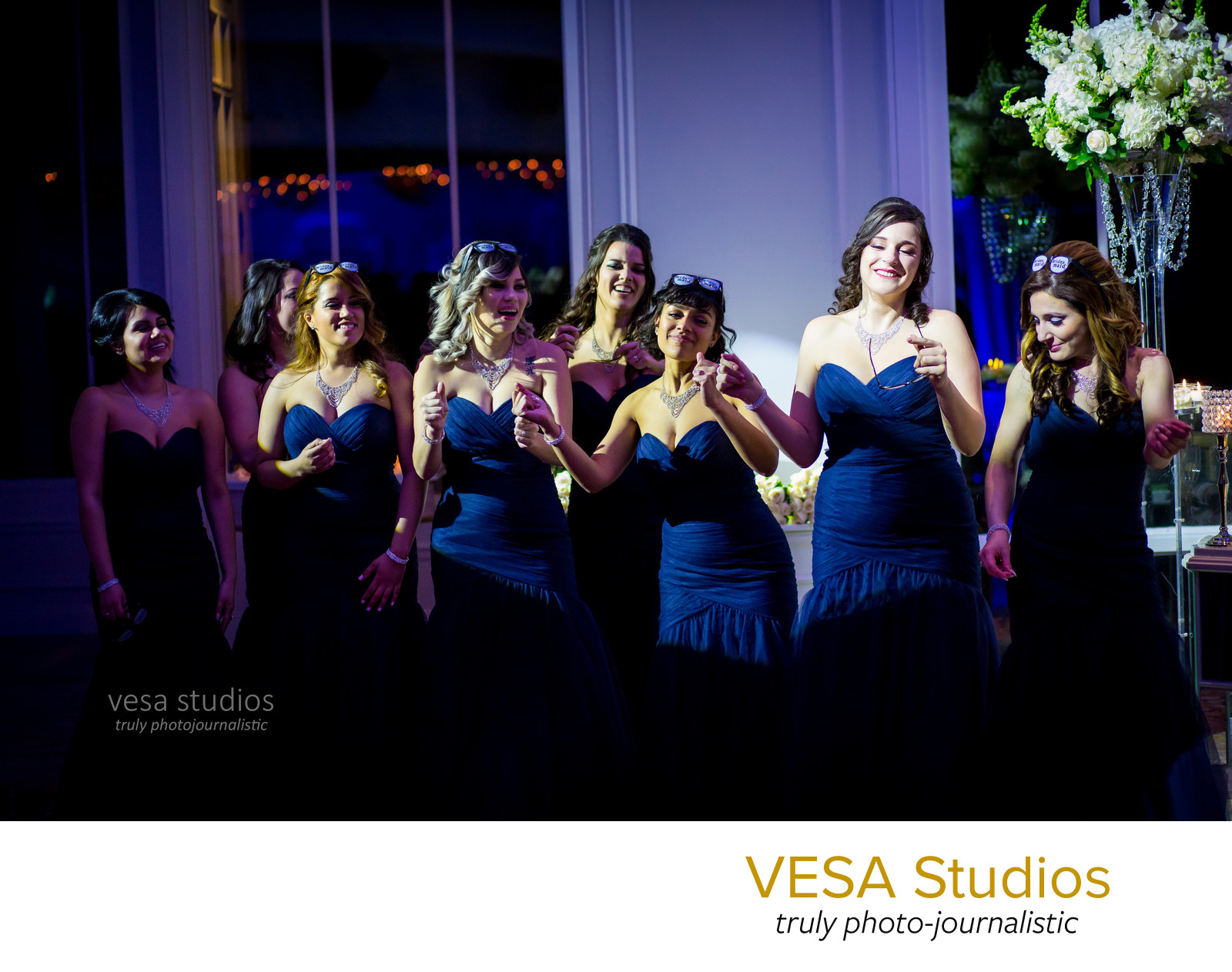 Bridesmaids Dancing Westmount Country Club Wedding