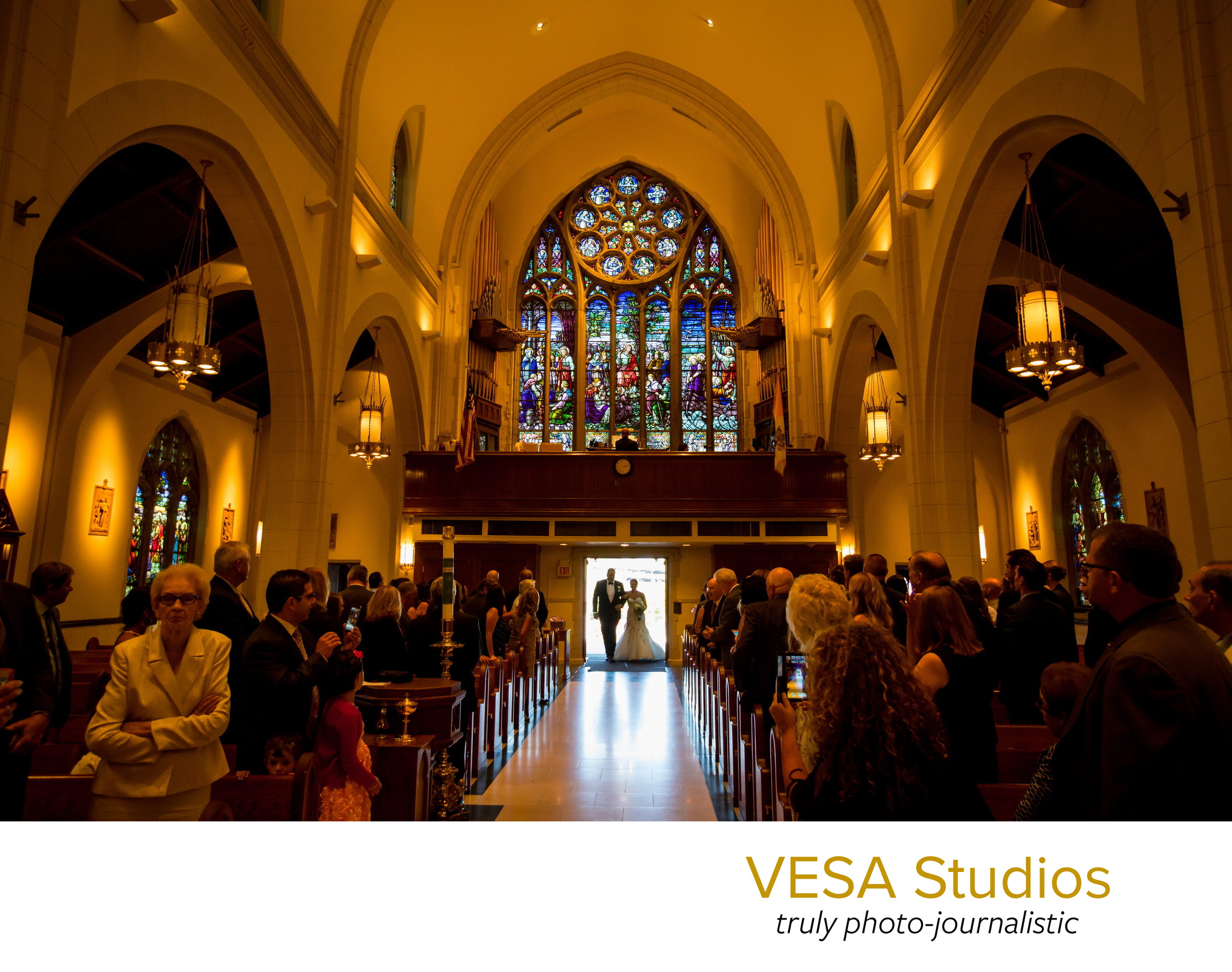 Ceremony at St Teresa of Avila in Summit NJ New Jersey Wedding