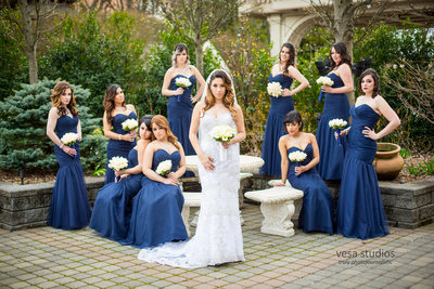 Bridesmaids at the Westmount Country Club 