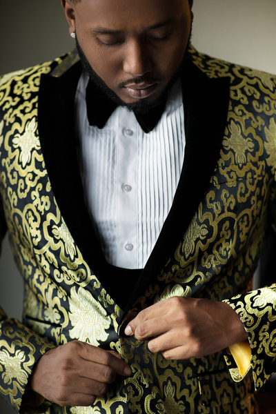 Miguel Wilson Custom Groom Tuxedo
