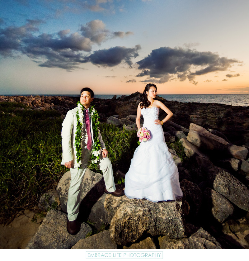 O Ahu Hawaii Wedding Photographers