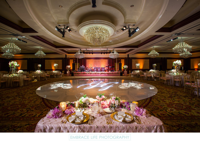 Four Seasons Westlake Village Wedding Sweetheart Table