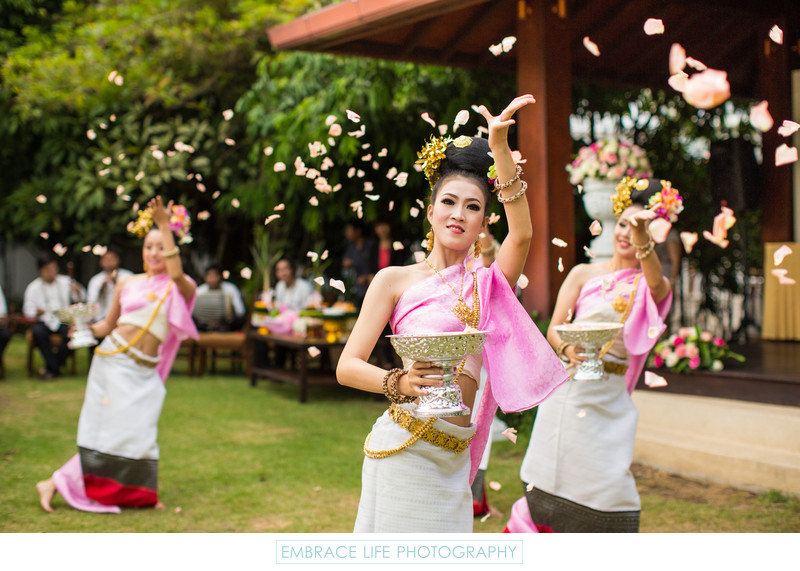 Thailand Lanna Folk Dance at Wedding Ceremony