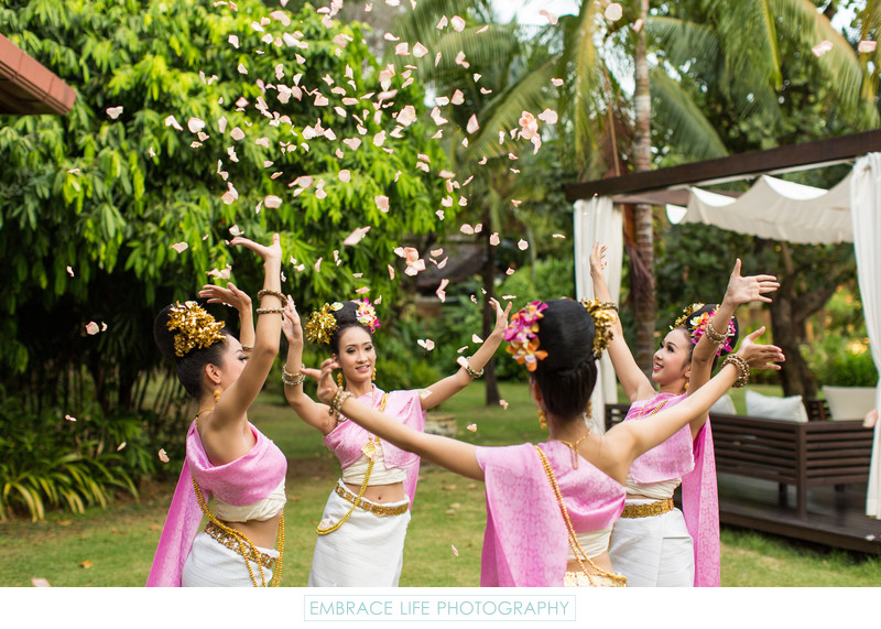 Lanna Dance at Shangri-La Chiang Mai, Thailand Wedding