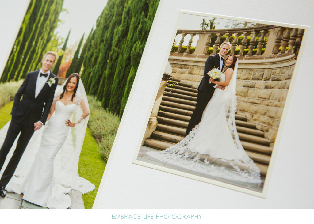 Hand Crafted Elegant Greystone Mansion Wedding Album