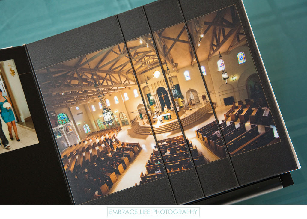 Los Angeles Church Wedding Photography - Modern Album