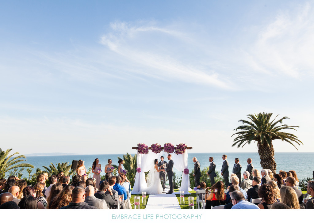 Pacific Palisades Ocean View Wedding Ceremony Location