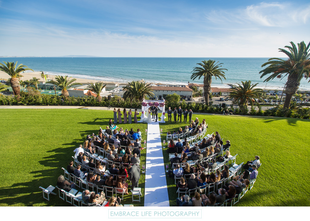 Los Angeles Wedding Ceremony Near the Beach