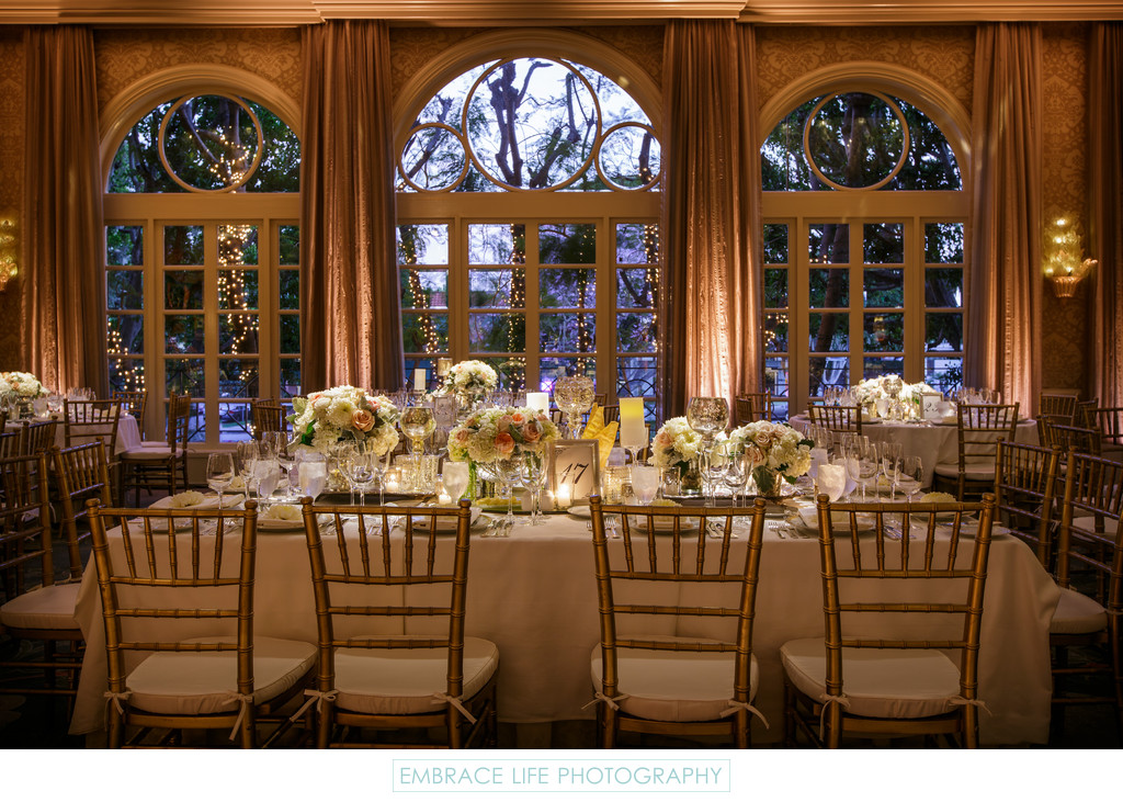Four Seasons Los Angeles Wedding Reception