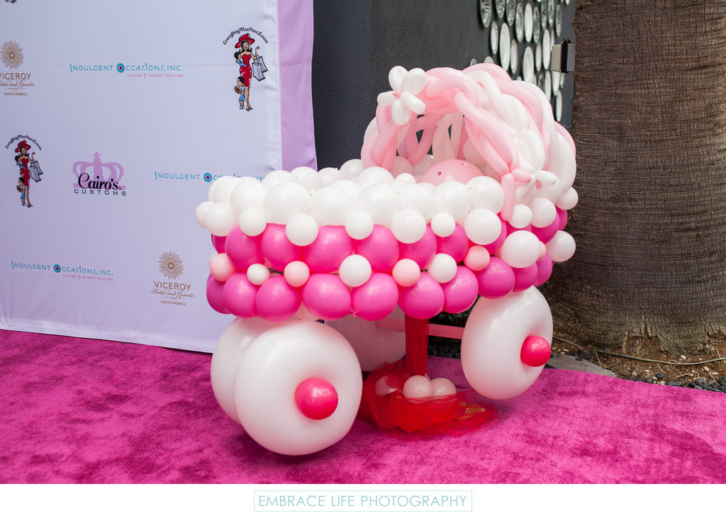 Los Angeles Event - Baby Buggy Balloon Sculpture