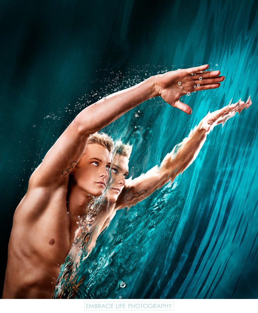 Magazine Cover Photo Olympic Swimmer Vladimir Morozov