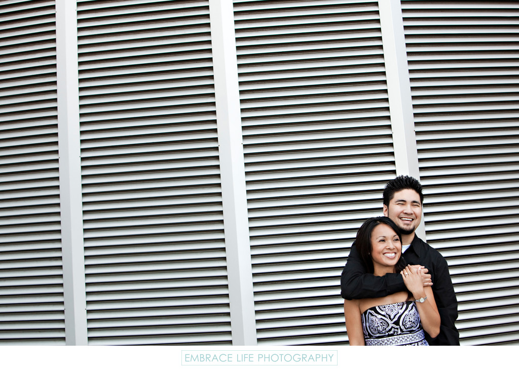 Disney Concert Hall Engagement Photography Session