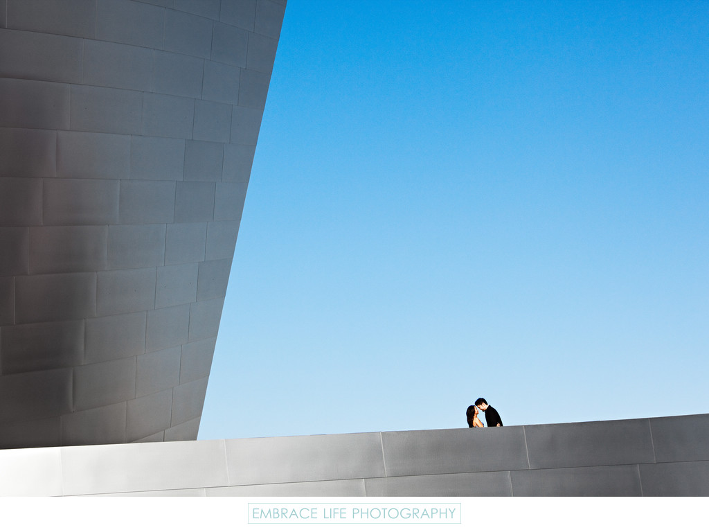 Los Angeles Engagement Session at Disney Concert Hall