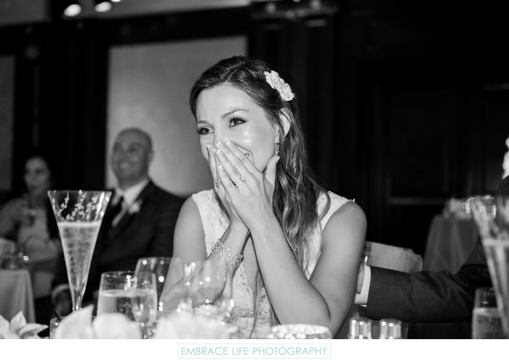 Bride Reacts to Her Father's Toast