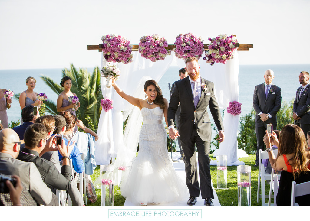 Los Angeles Bride and Groom Celebrate their Marriage