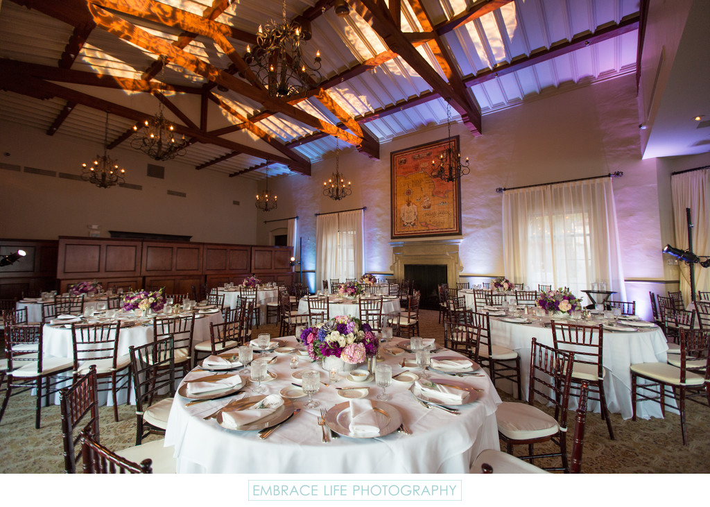 Los Angeles Ballroom Wedding Reception Lighting