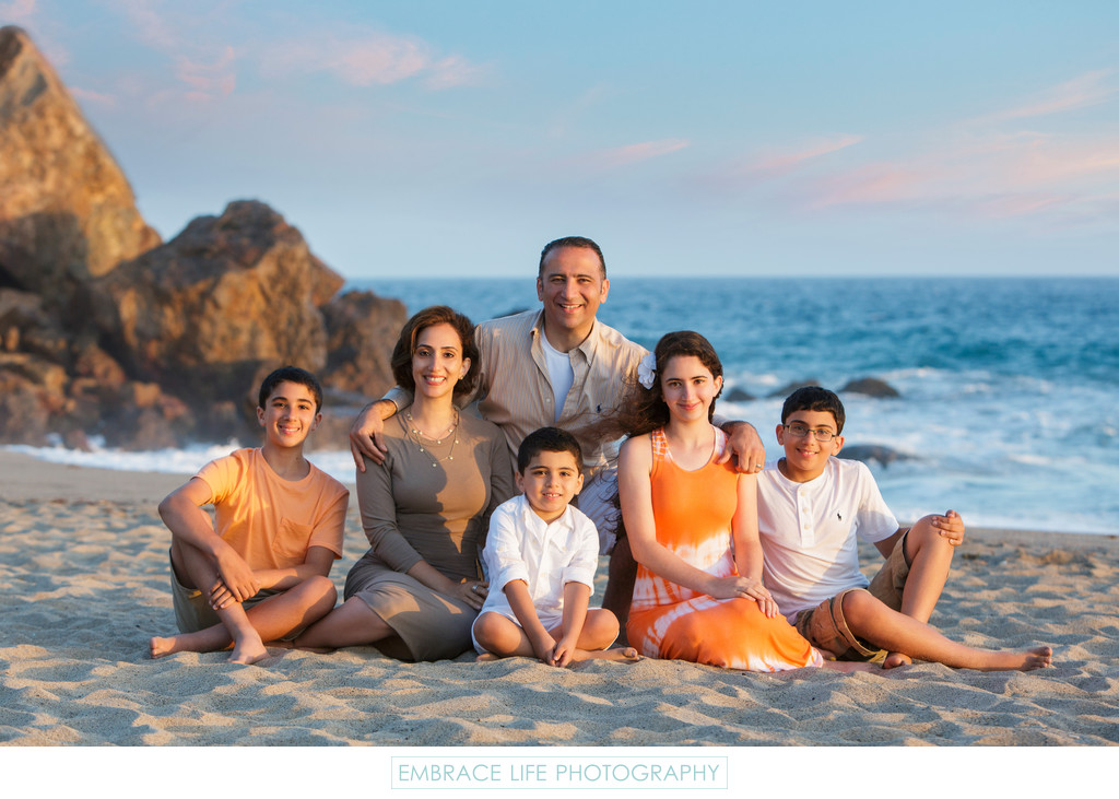 Santa Monica Family Portraits on the Beach