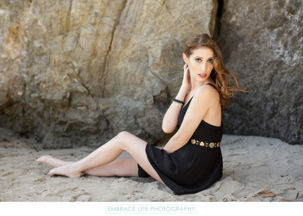 Portrait Photography on the Beach in Malibu