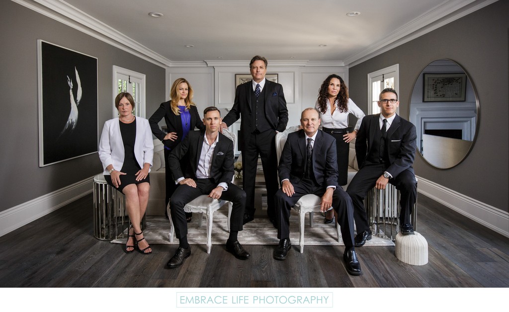 Business Group Portrait Photography in Los Angeles