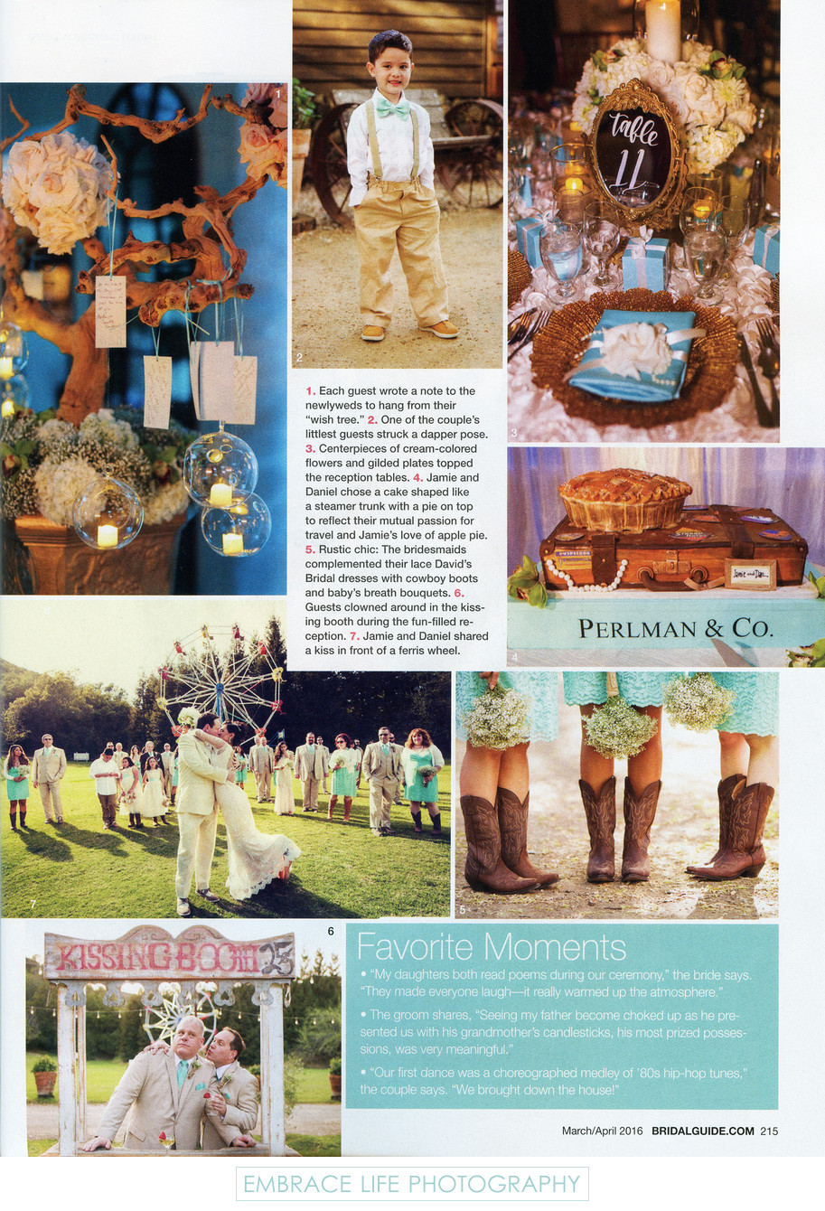 Tiffany Blue and Rustic Wedding Details - Bridal Guide